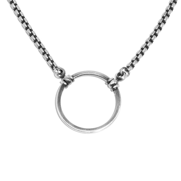 THE CHARLIE: Antique Silver  Chain Basic 25