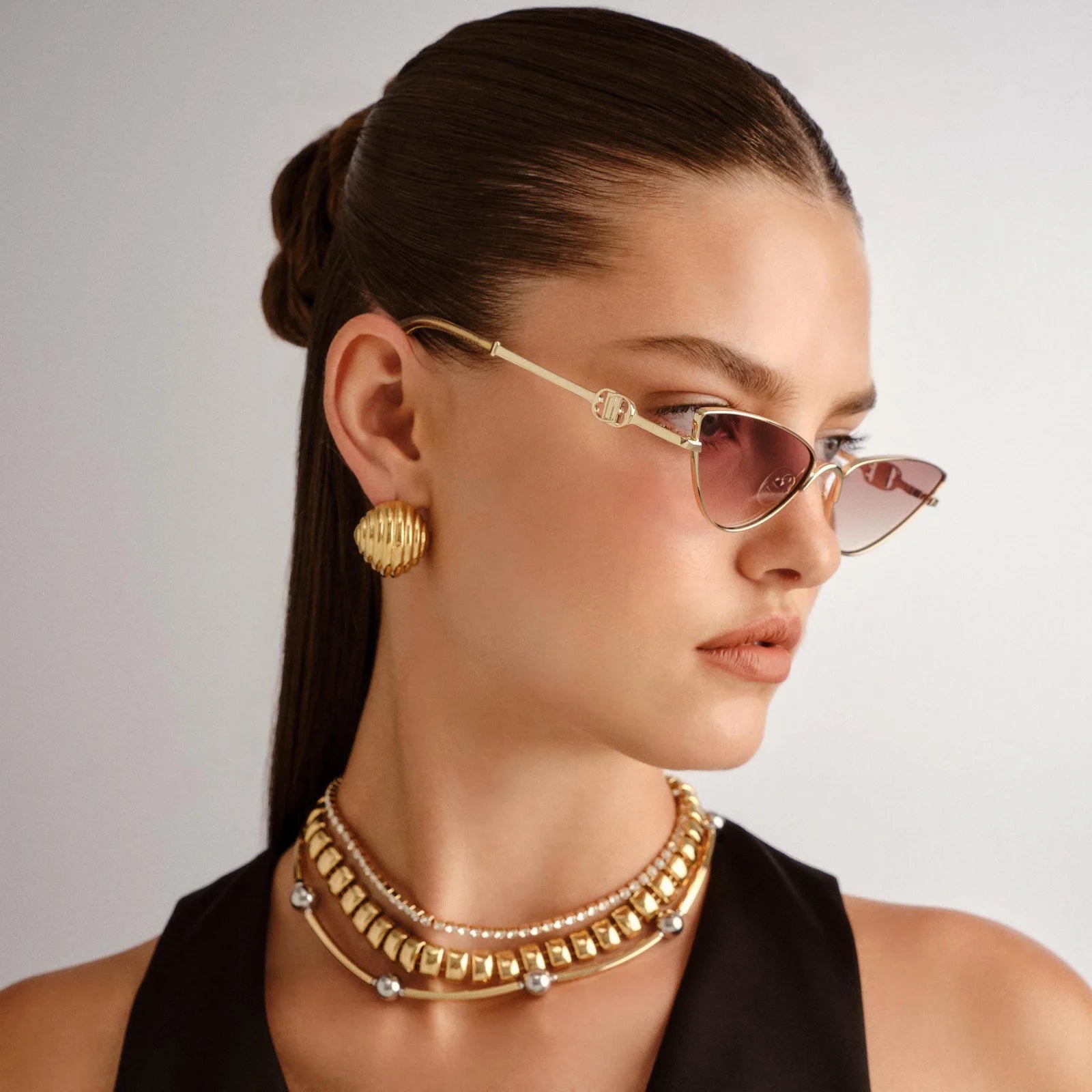 Le Specs THE SOIREE | BRIGHT GOLD TAN GRAD FLASH MIRROR Le Specs THE SOIREE | BRIGHT GOLD TAN GRAD FLASH MIRROR