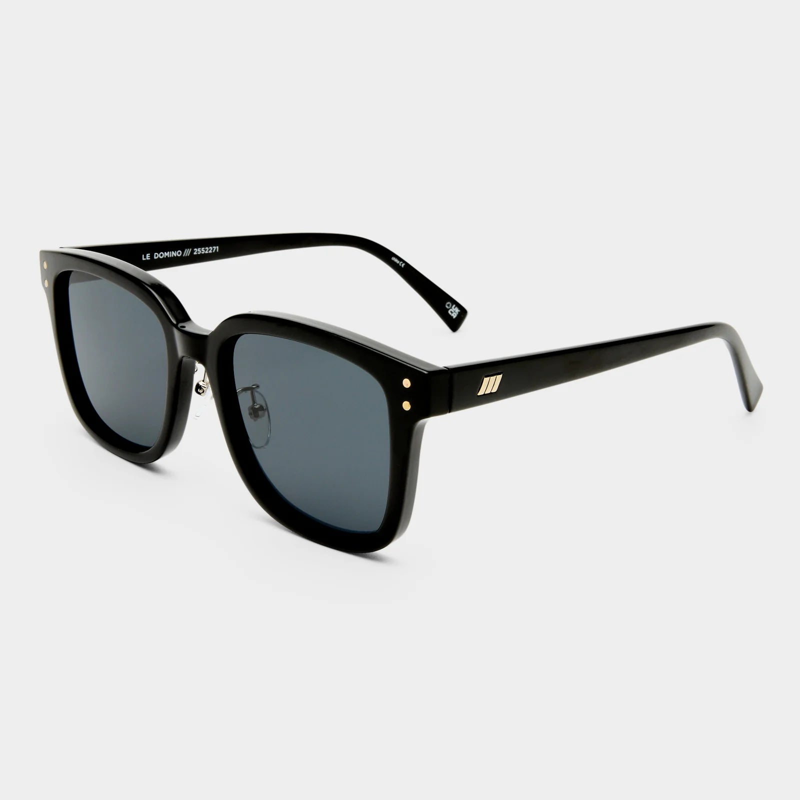 Le Specs Le Domino LWF2552271 - Black/ Smoke Mono