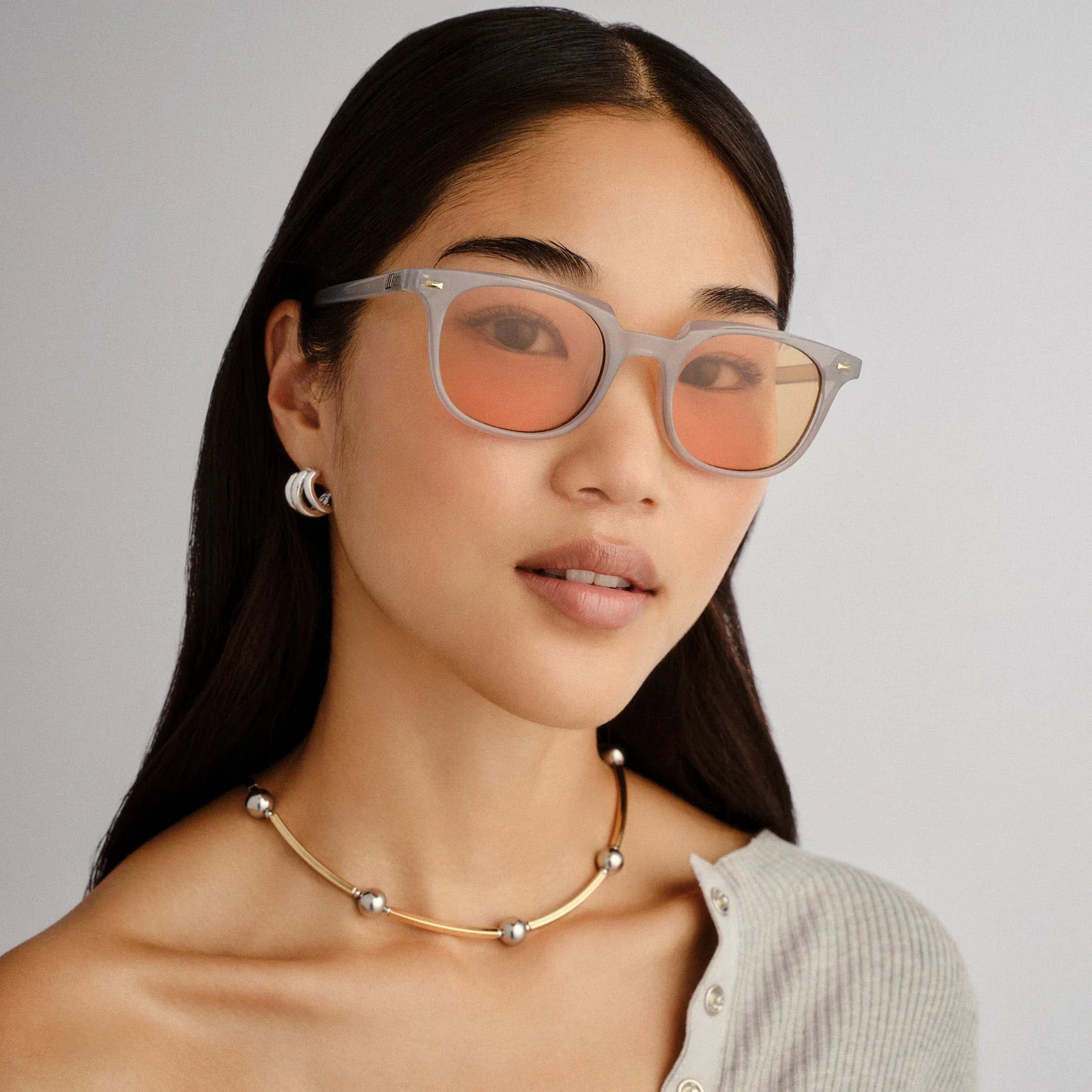 Le Specs Le Resolu LSP2552256 - Cloud/ Mustard Mono