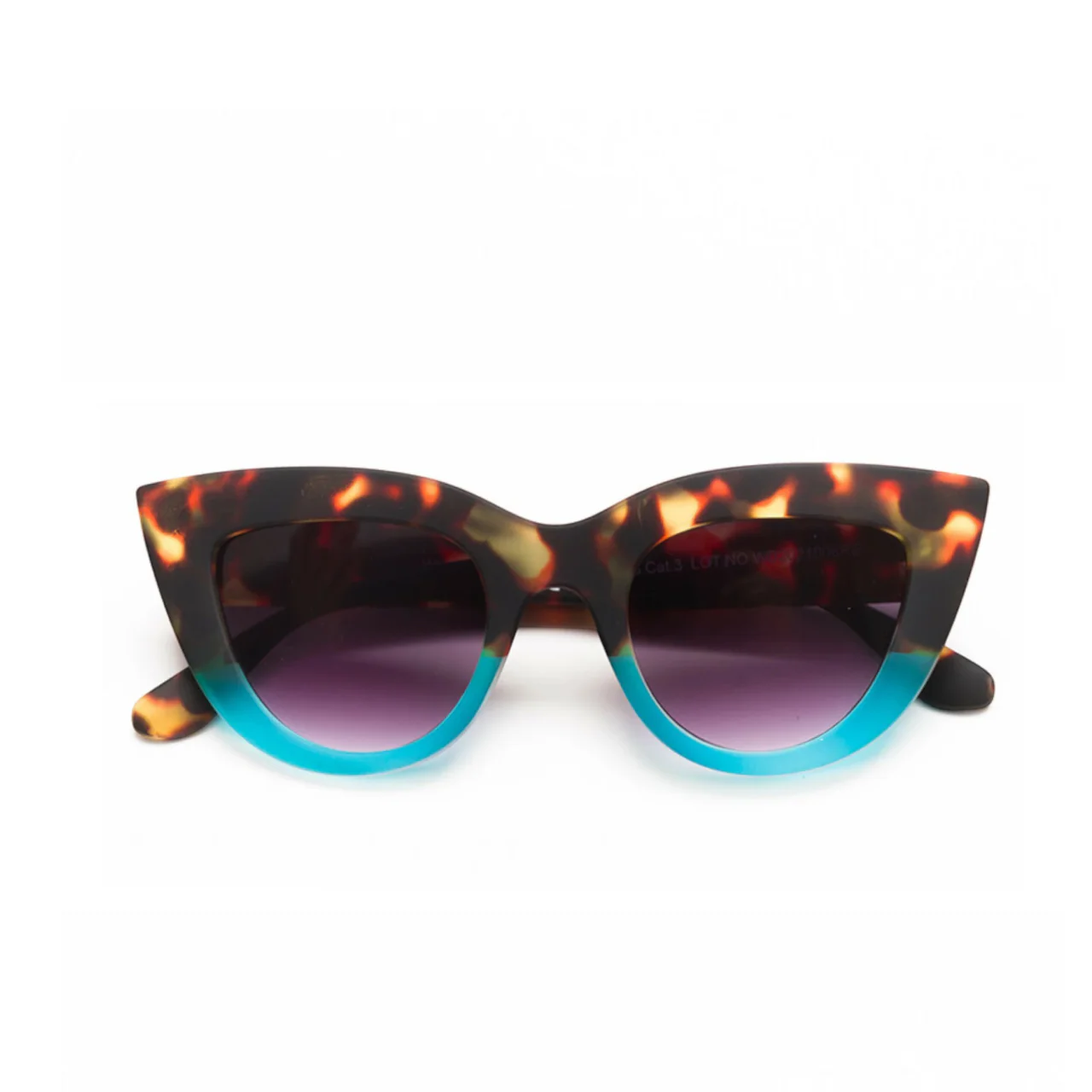 OKKIA - Claudia Big Cat Eye OK013 - Brown/Blue OKKIA - Claudia Big Cat Eye OK013 - Brown/Blue