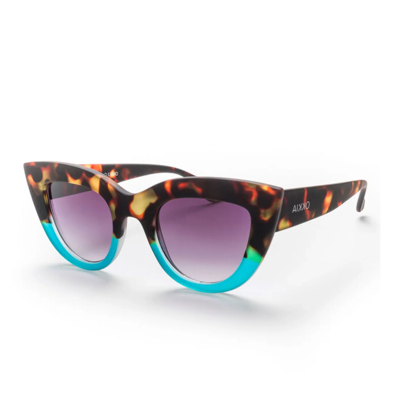 OKKIA - Claudia Big Cat Eye OK013 - Brown/Blue OKKIA - Claudia Big Cat Eye OK013 - Brown/Blue