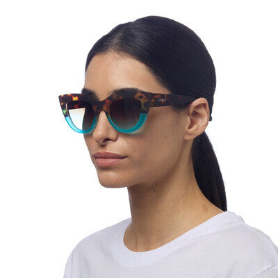 OKKIA - Claudia Big Cat Eye OK013 - Brown/Blue OKKIA - Claudia Big Cat Eye OK013 - Brown/Blue