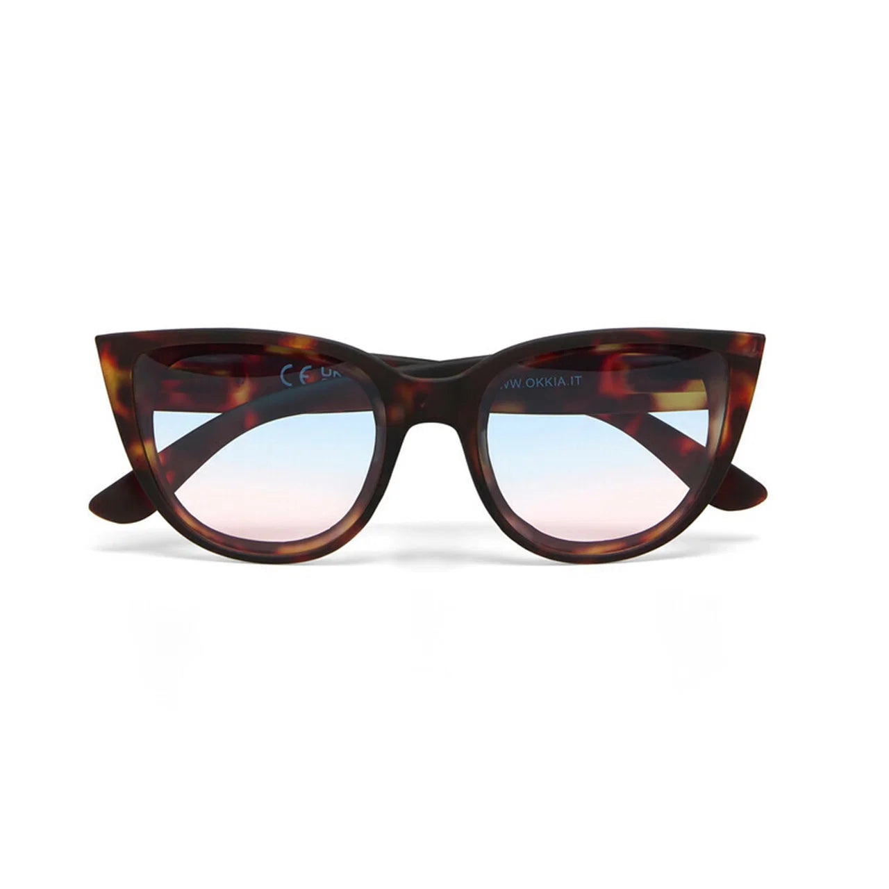 OKKIA - Silvia OK020CH-BP Classic Havana/Light Blue Pink Lens OKKIA - Silvia OK020CH-BP Classic Havana/Light Blue Pink Lens