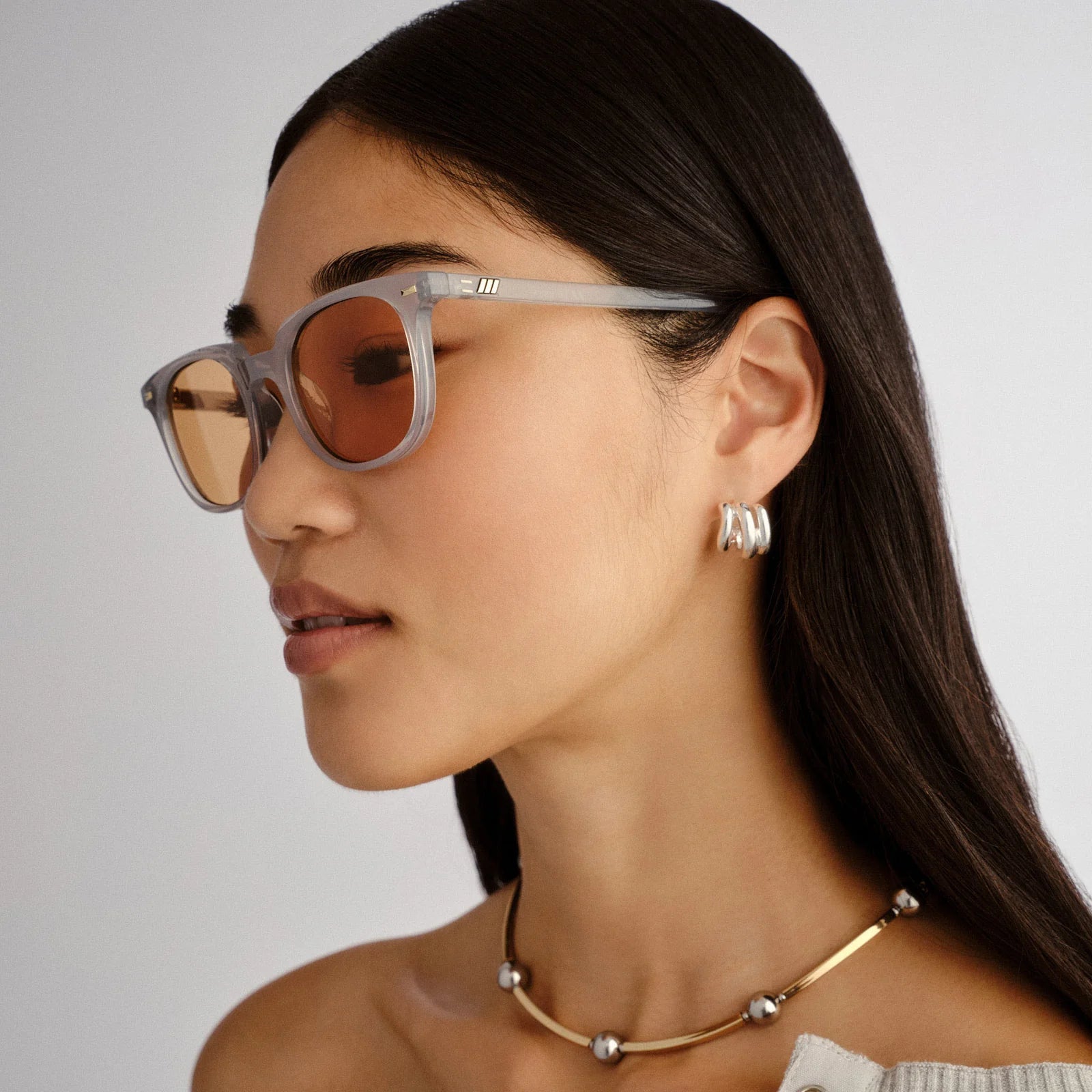 Le Specs Le Resolu LSP2552256 - Cloud/ Mustard Mono Le Specs Le Resolu LSP2552256 - Cloud/ Mustard Mono