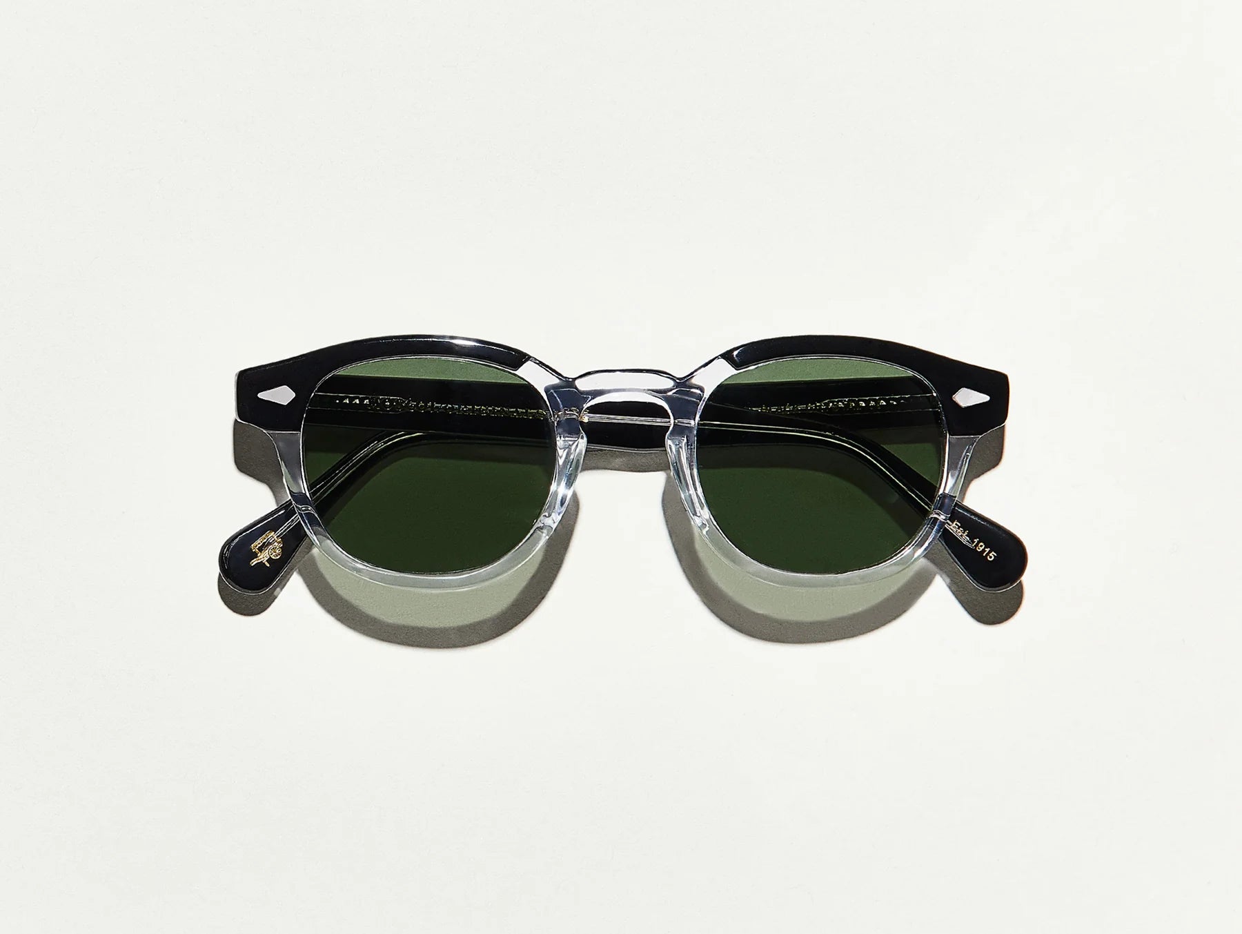 Moscot LEMTOSH SUN 0201-02 BLACK CRYSTAL G15 LENSES Moscot LEMTOSH SUN 0201-02 BLACK CRYSTAL G15 LENSES